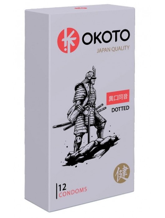 Точечные презервативы OKOTO Dotted - 12 шт. - Sitabella - купить с доставкой в Димитровграде