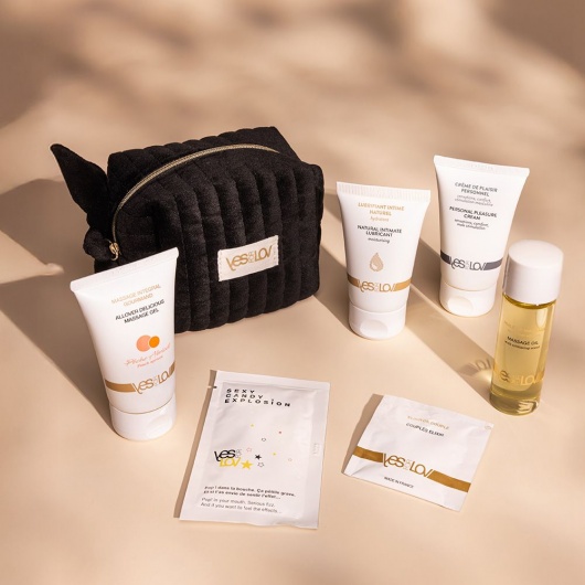 Набор YESforLOV La Trousse Enchantée в черной косметичке - YESforLOV - купить с доставкой в Димитровграде