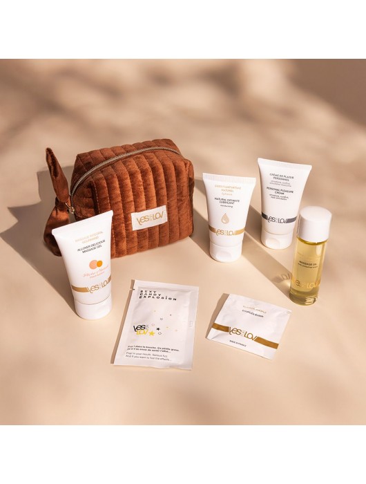 Набор YESforLOV La Trousse Enchantée в коричневой косметичке - YESforLOV - купить с доставкой в Димитровграде