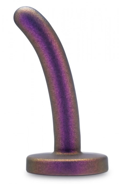 Фиолетовая насадка с гладкой поверхностью Surrender 4.75 Inch Beginner Pegging Dildo - 12 см. - Blush Novelties - купить с доставкой в Димитровграде