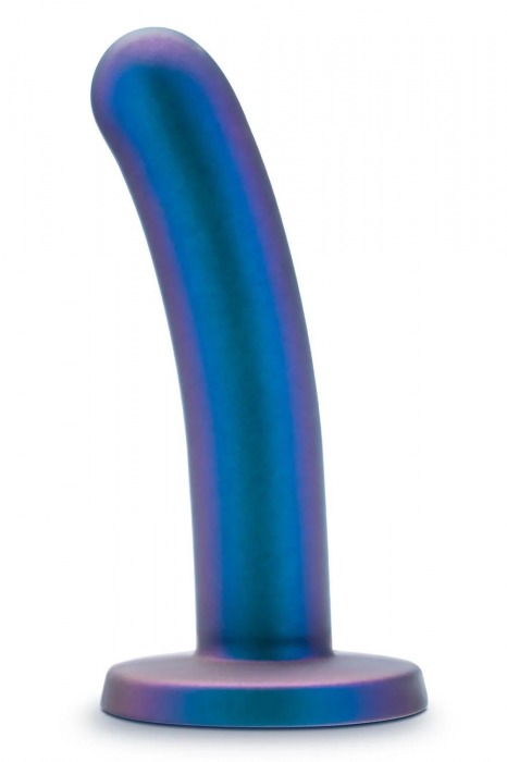 Синяя насадка с гладкой поверхностью Surrender 5.75 Inch Intermediate Pegging Dildo - 14,6 см. - Blush Novelties - купить с доставкой в Димитровграде