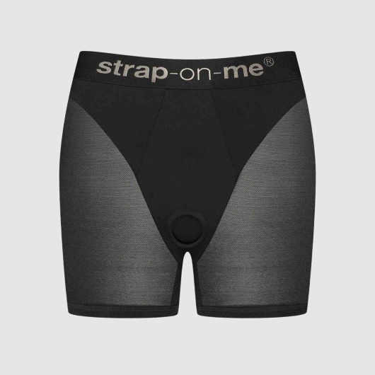 Трусики-шорты для фиксации насадок Strap-on-me Harness Lingerie Halo - size XS - Strap-on-me - купить с доставкой в Димитровграде