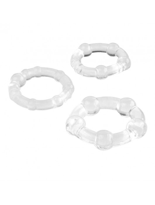 Набор из 3 эрекционных прозрачных колец - Boys of Toys - в Димитровграде купить с доставкой