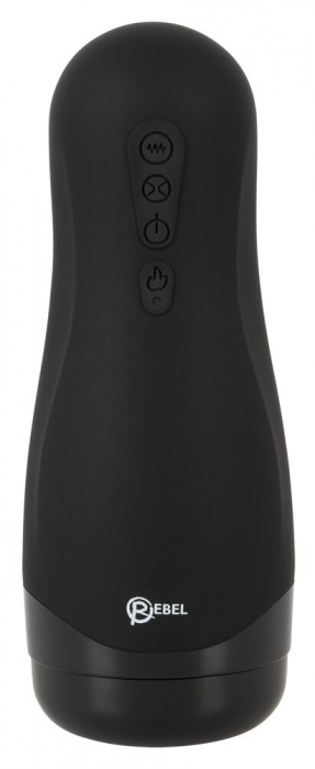 Черный вибромастурбатор с подогревом Masturbator with 3 Functions - Orion - в Димитровграде купить с доставкой