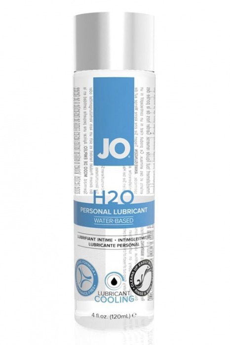 Охлаждающий лубрикант на водной основе JO Personal Lubricant H2O COOLING - 120 мл. - System JO - купить с доставкой в Димитровграде