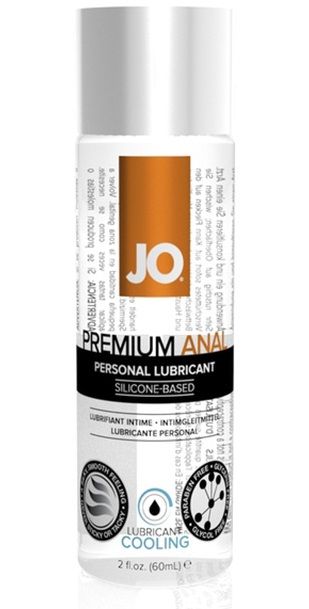 Анальный охлаждающий лубрикант на силиконовой основе JO PREMIUM ANAL COOLING - 60 мл. - System JO - купить с доставкой в Димитровграде