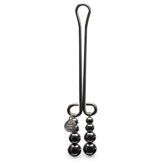 Зажим для клитора с бусинами Just Sensation Beaded Clitoral Clamp - Fifty Shades of Grey - купить с доставкой в Димитровграде