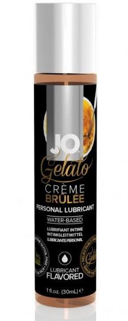 Лубрикант с ароматом крем-брюле JO GELATO CREME BRULEE - 30 мл. - System JO - купить с доставкой в Димитровграде