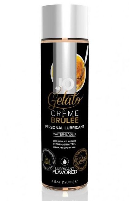 Лубрикант с ароматом крем-брюле JO GELATO CREME BRULEE - 120 мл. - System JO - купить с доставкой в Димитровграде