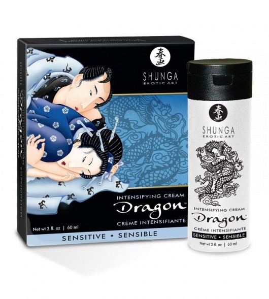 Интимный мужской крем SHUNGA DRAGON SENSITIVE - 60 мл. - Shunga - купить с доставкой в Димитровграде