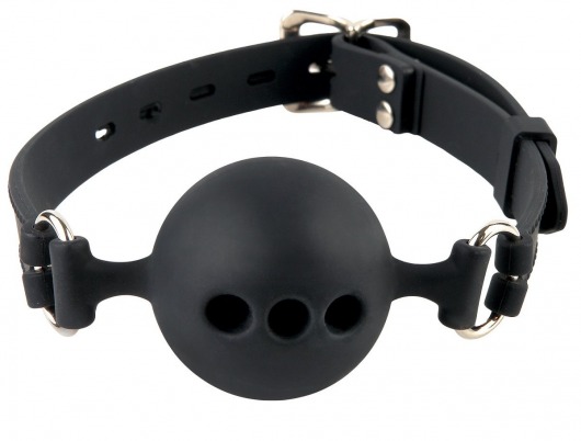Силиконовый кляп-шар с отверстиями для дыхания Silicone Breathable Ball Gag Small - Pipedream - купить с доставкой в Димитровграде
