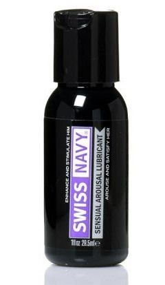 Возбуждающий гель-лубрикант на водной основе Sensual Arousal Lubricant  - 29,5 мл. - Swiss navy - купить с доставкой в Димитровграде