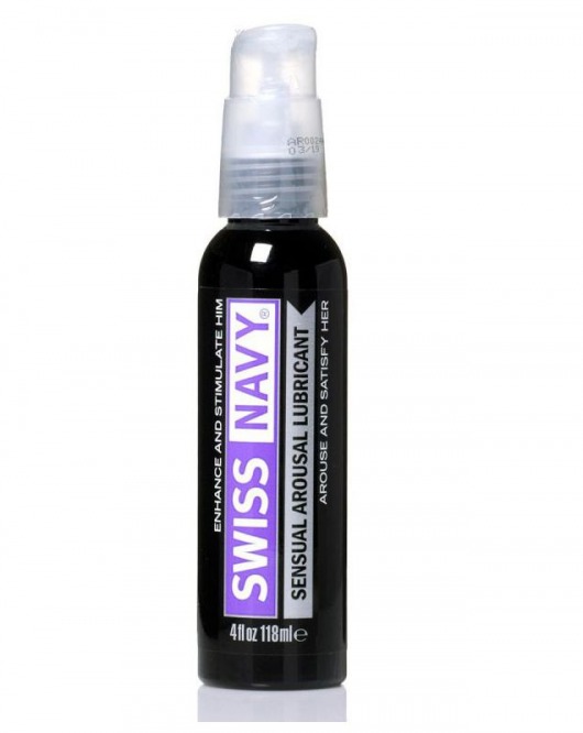 Возбуждающий гель-лубрикант на водной основе Sensual Arousal Lubricant  - 118 мл. - Swiss navy - купить с доставкой в Димитровграде