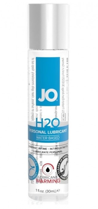 Возбуждающий лубрикант на водной основе JO Personal Lubricant H2O Warming - 30 мл. - System JO - купить с доставкой в Димитровграде