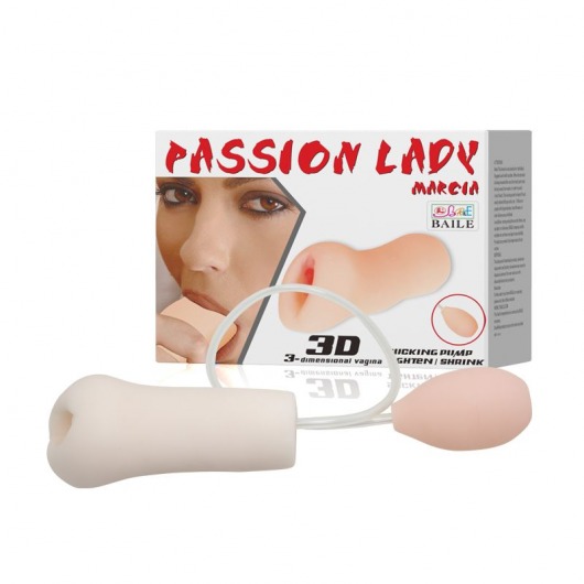 Мастурбатор Passion Lady Marcia с грушей для имитации посасывания - Baile - в Димитровграде купить с доставкой