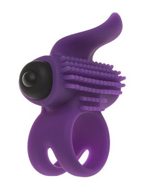 Эрекционное кольцо с подхватом мошонки и стимуляцией клитора Bullet Lastic Ring - Adrien Lastic - в Димитровграде купить с доставкой