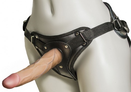 Женский страпон с вагинальной пробкой Woman Strap - 18 см. - LOVETOY (А-Полимер) - купить с доставкой в Димитровграде