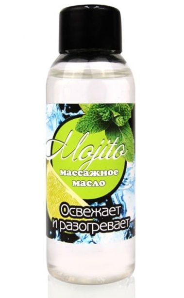 Массажное масло для тела Mojito с ароматом лайма - 50 мл. - Биоритм - купить с доставкой в Димитровграде
