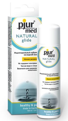 Нейтральный лубрикант на водной основе pjur MED Natural glide - 100 мл. - Pjur - купить с доставкой в Димитровграде
