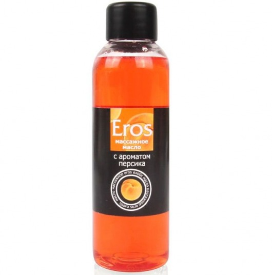 Массажное масло Eros exotic с ароматом персика - 75 мл. - Биоритм - купить с доставкой в Димитровграде