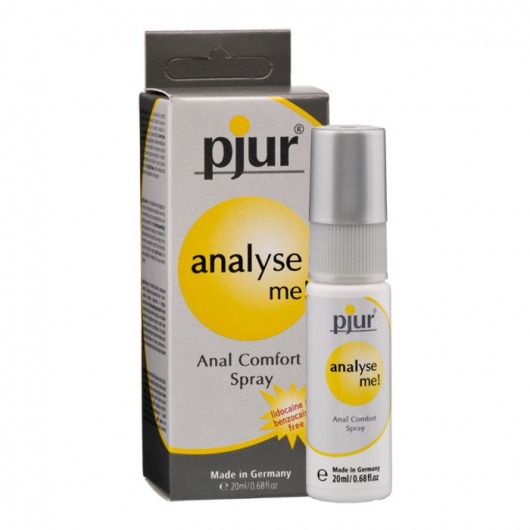 Обезболивающий анальный спрей pjur ANALYSE ME - 20 мл. - Pjur - купить с доставкой в Димитровграде