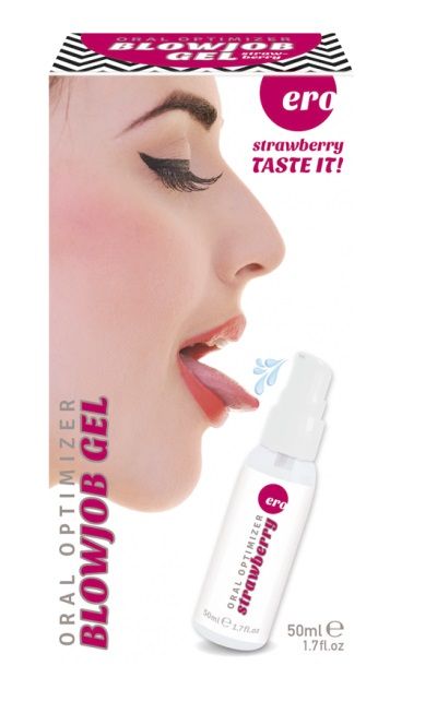 Увлажняющий гель для орального секса с ароматом клубники - 50 мл. - Ero - купить с доставкой в Димитровграде