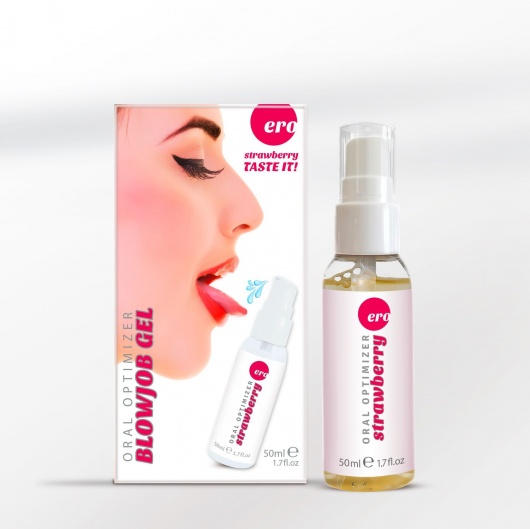 Увлажняющий гель для орального секса с ароматом клубники - 50 мл. - Ero - купить с доставкой в Димитровграде