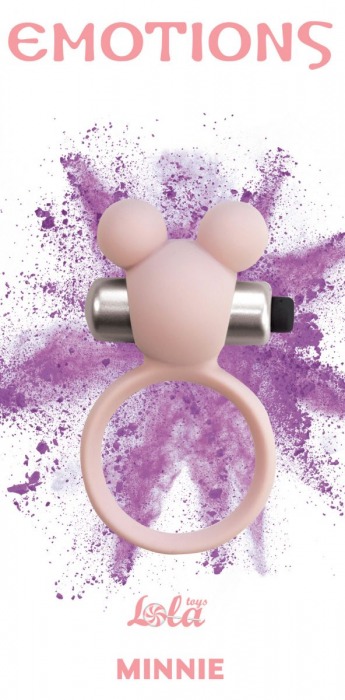 Розовое эрекционное виброколечко Emotions Minnie Light pink - Lola Games - в Димитровграде купить с доставкой