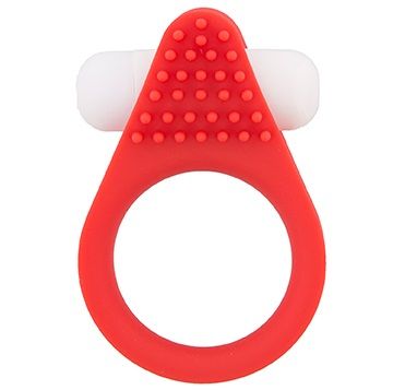 Красное эрекционное кольцо LIT-UP SILICONE STIMU RING 1 RED - Dream Toys - в Димитровграде купить с доставкой