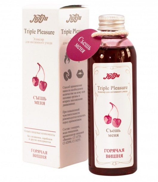 Эликсир Triple Pleasure  Горячая вишня  - 130 гр. - JULEJU - купить с доставкой в Димитровграде