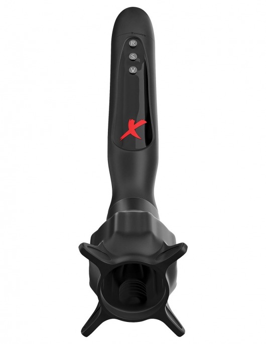 Чёрный вибростимулятор для головки члена с эффектом всасывания Vibrating Roto-Sucker - Pipedream - в Димитровграде купить с доставкой