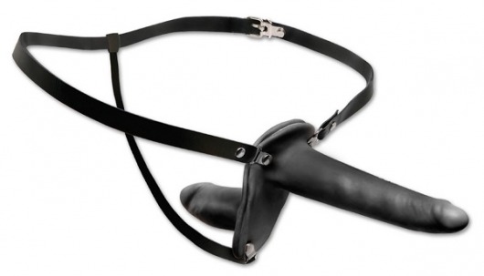 Женский страпон с вагинальной пробкой Double Penetrix Strap-on - 15 см. - Pipedream - купить с доставкой в Димитровграде