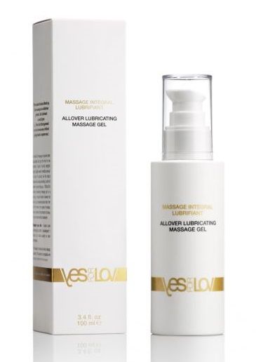 Массажный гель-смазка на силиконовой основе Allover Massage Gel - 100 мл. - YESforLOV - купить с доставкой в Димитровграде