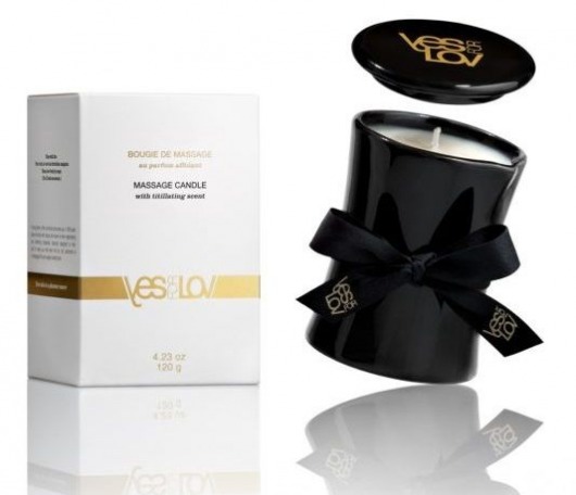 Массажная свеча Titillating Massage Candle - 120 мл. - YESforLOV - купить с доставкой в Димитровграде