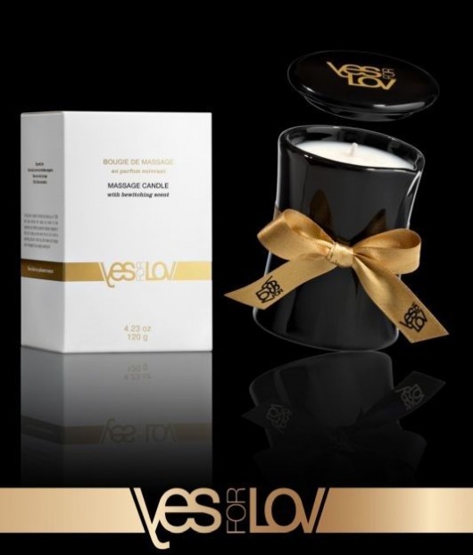 Массажная аромасвеча BEWITCHING MASSAGE CANDLE - 120 мл. - YESforLOV - купить с доставкой в Димитровграде