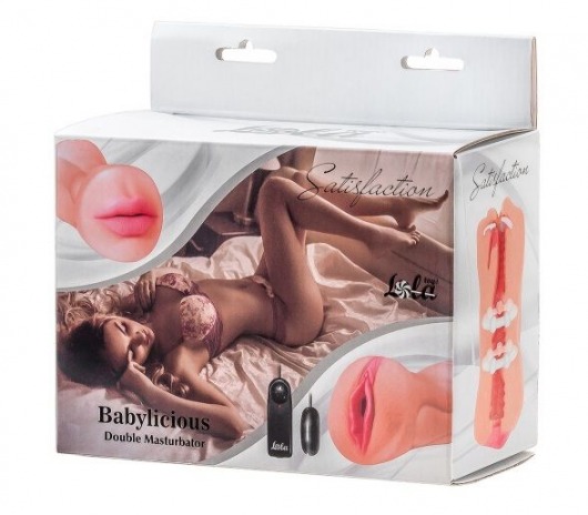 Двусторонний мастурбатор с вибропулей Satisfaction Babylicious - Lola Games - в Димитровграде купить с доставкой