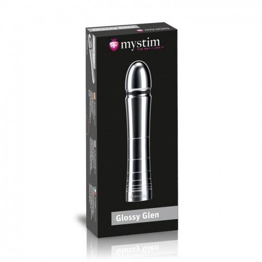 Фаллоимитатор для электростимуляции Glossy Glen Dildo - 14 см. - MyStim - купить с доставкой в Димитровграде