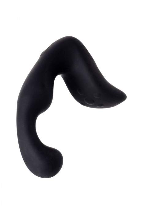Чёрный изогнутый вибростимулятор простаты Erotist - Erotist Adult Toys - в Димитровграде купить с доставкой