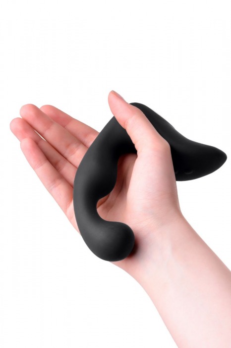 Чёрный изогнутый вибростимулятор простаты Erotist - Erotist Adult Toys - в Димитровграде купить с доставкой