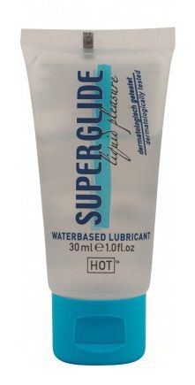Гель-смазка на водной основе для чувствительной кожи Superglide - 30 мл. - HOT - купить с доставкой в Димитровграде