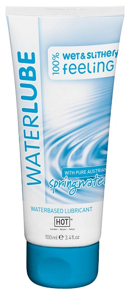 Лубрикант на основе чистой родниковой воды WaterLube - 100 мл. - HOT - купить с доставкой в Димитровграде