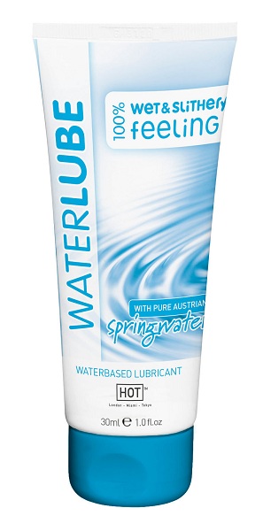 Гель-смазка на основе чистой родниковой воды WaterLube - 30 мл. - HOT - купить с доставкой в Димитровграде