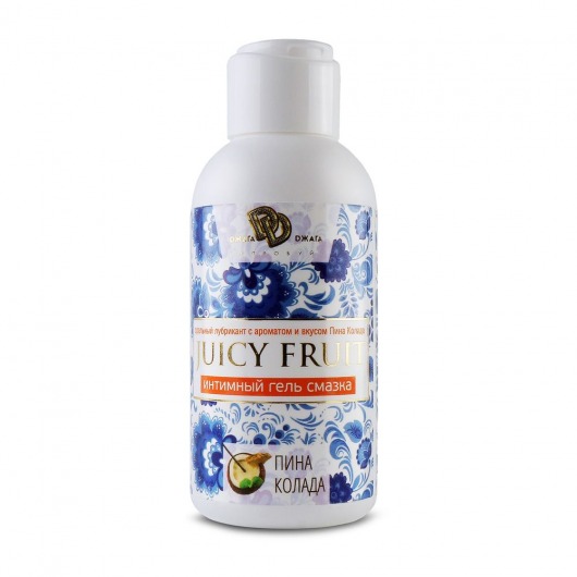 Интимный гель на водной основе JUICY FRUIT с ароматом пина колада - 100 мл. - БиоМед - купить с доставкой в Димитровграде