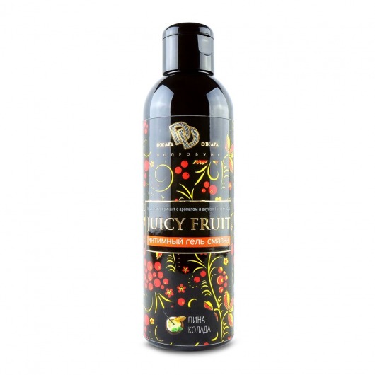Интимный гель на водной основе JUICY FRUIT с ароматом пина колада - 200 мл. - БиоМед - купить с доставкой в Димитровграде