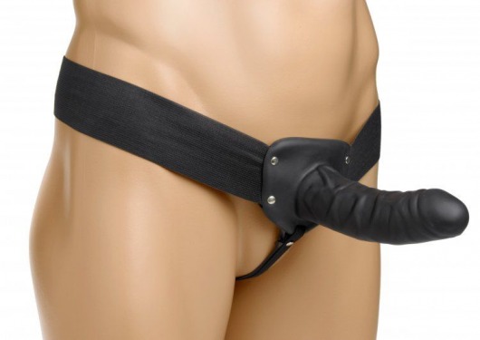 Полый страпон Erection Assist - 15,2 см. - XR Brands - купить с доставкой в Димитровграде