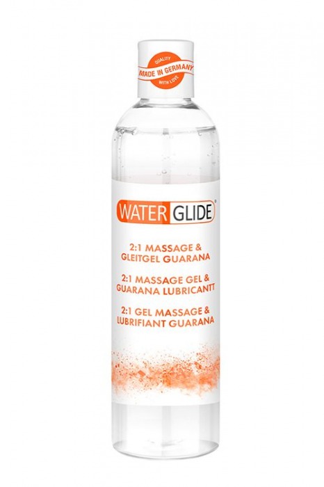 Гель-смазка 2-в-1 MASSAGE   LUBRICANT GUARANA - 300 мл. - Waterglide - купить с доставкой в Димитровграде