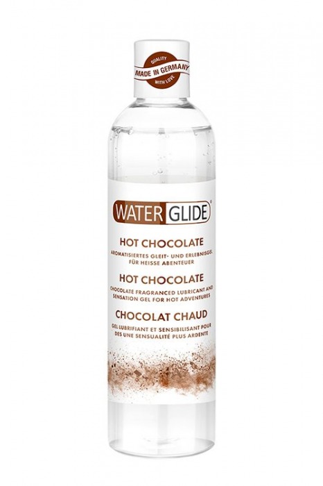 Лубрикант на водной основе с ароматом шоколада HOT CHOCOLATE - 300 мл. - Waterglide - купить с доставкой в Димитровграде