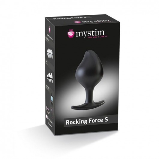Анальная пробка Rocking Force S для электростимуляции - 9,5 см. - MyStim - купить с доставкой в Димитровграде