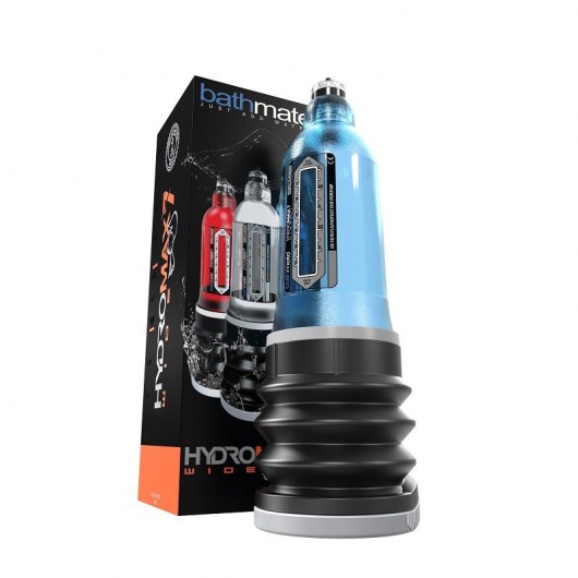 Синяя гидропомпа HydroMAX7 Wide Boy - Bathmate - в Димитровграде купить с доставкой