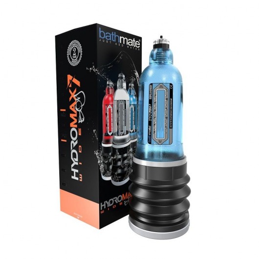 Синяя гидропомпа HydroMAX7 Wide Boy - Bathmate - в Димитровграде купить с доставкой